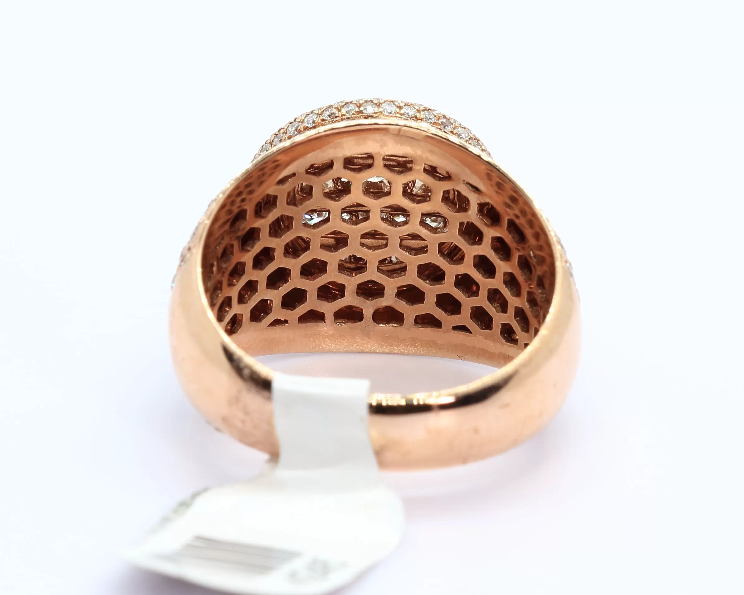 10k Rose Gold Round Ring