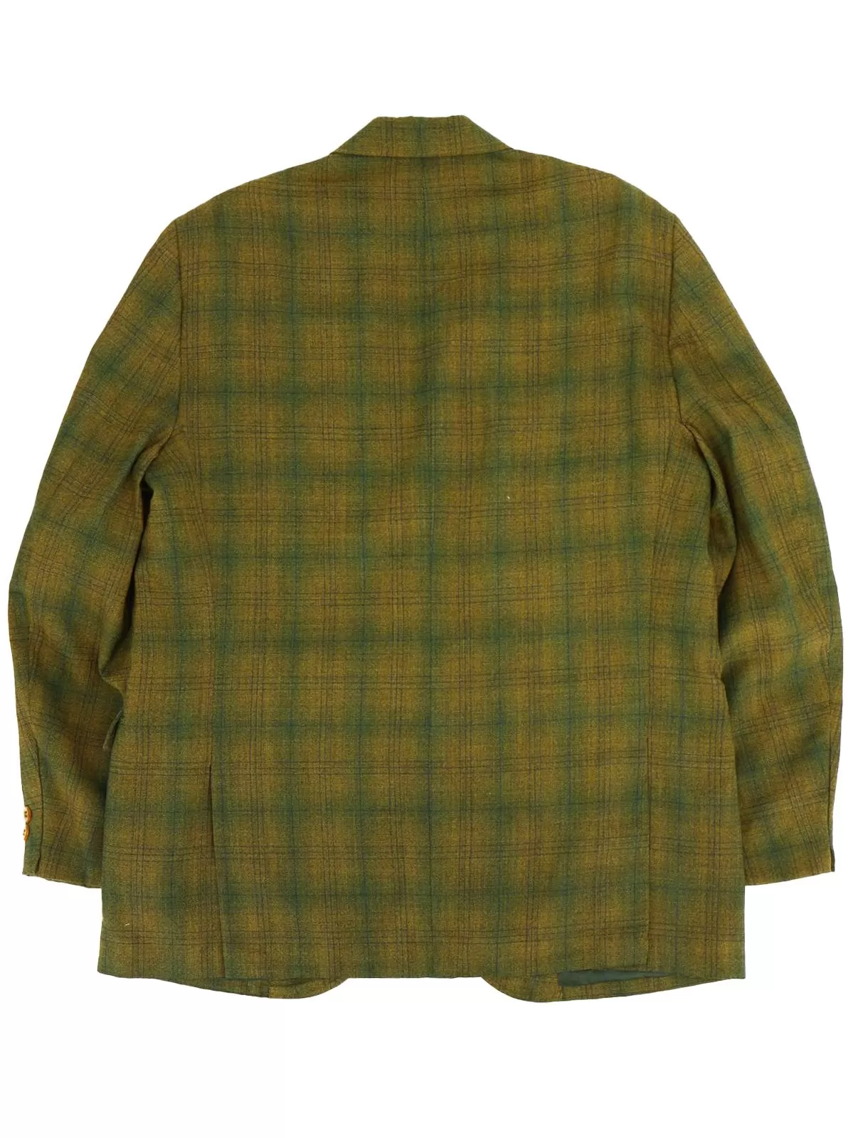 1950s Green Check Pattern Vintage Jacket