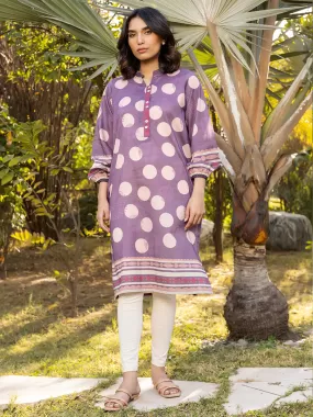 1pc - Stitched Basic Printed Lawn Shirt