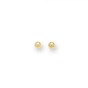 3mm shiny round ball stud