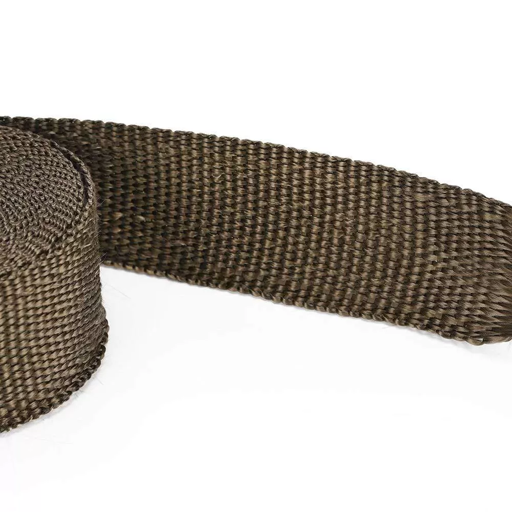 5cm*5M 10M 15M Titanium/Black Exhaust Heat Wrap Roll for Motorcycle Fiberglass Heat Shield Tape with Stainless Ties