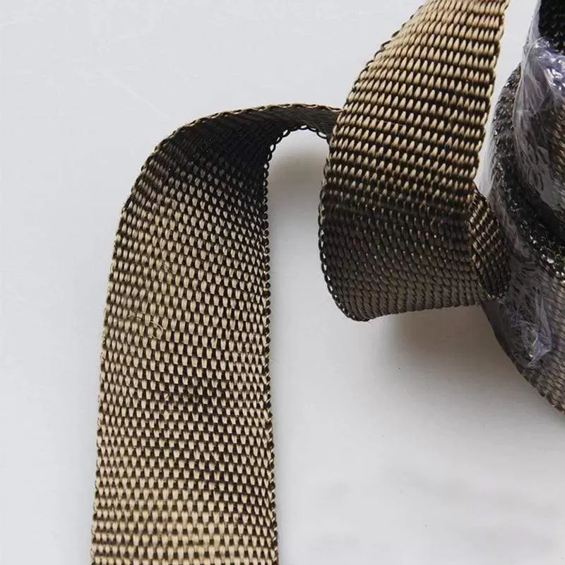 5cm*5M/10M/15M Motorcycle Exhaust Thermal Tape Header Heat Wrap Manifold Insulation Roll Resistant with Stainless Ties