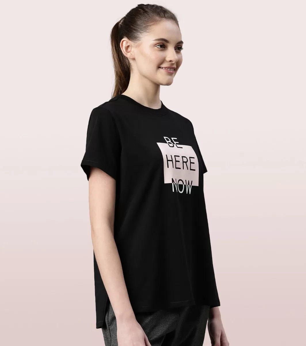 Active Cotton Tee | Short Sleeve Anti-Odour Cotton Tee With Graphic