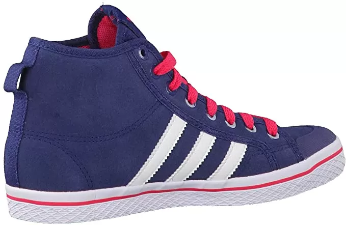 Adidas Originals women's high ankle sneakers Honey Stripes Mid W Q34210 bluepurple