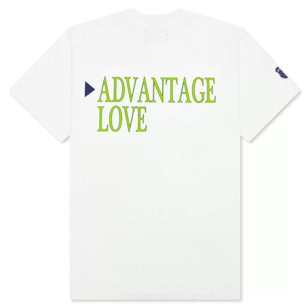 Advantage Love Tee - Off-White