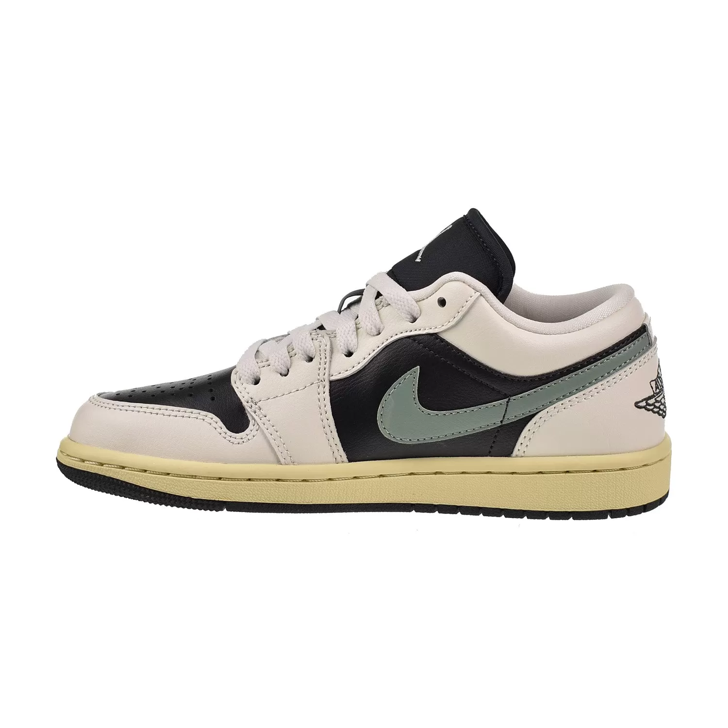 Air Jordan 1 Low Women's Shoes Anthracite-Jade Smoke