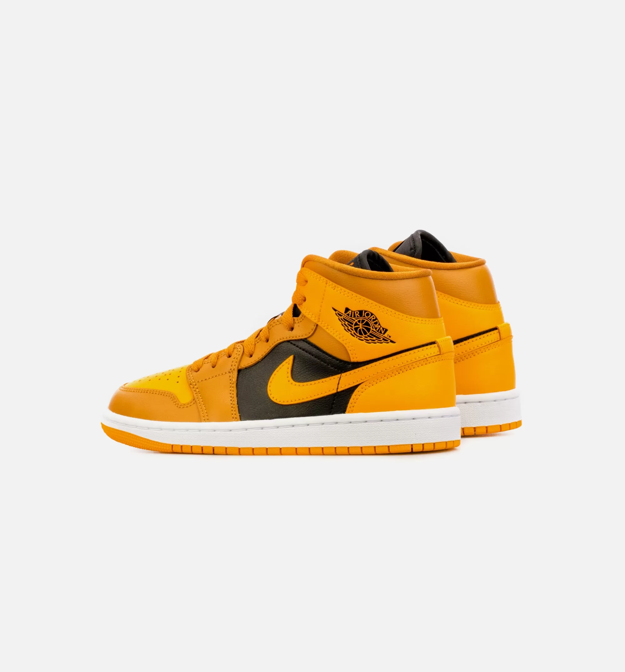 Air Jordan 1 Mid Chutney Taxi Womens Lifestyle Shoe - Yellow/Black