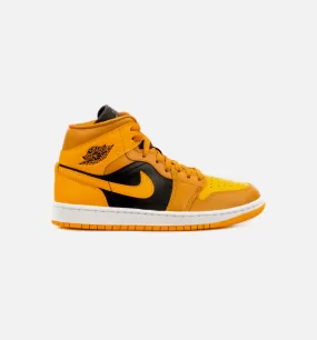 Air Jordan 1 Mid Chutney Taxi Womens Lifestyle Shoe - Yellow/Black