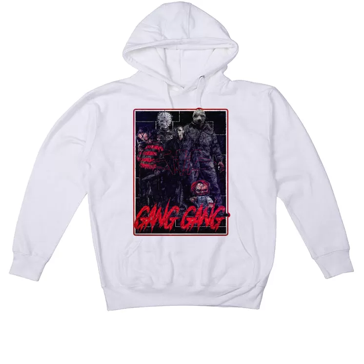 Air Jordan 4 "Red Cement" White T-Shirt (GANG GANG)