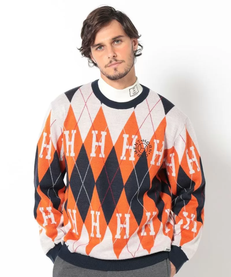 Alton Argyle Sweater | MEN