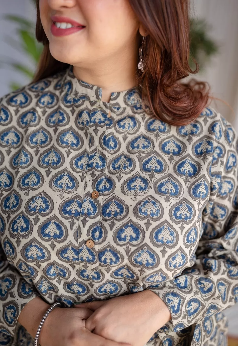 Anifa Ajrakh Cotton Kurta