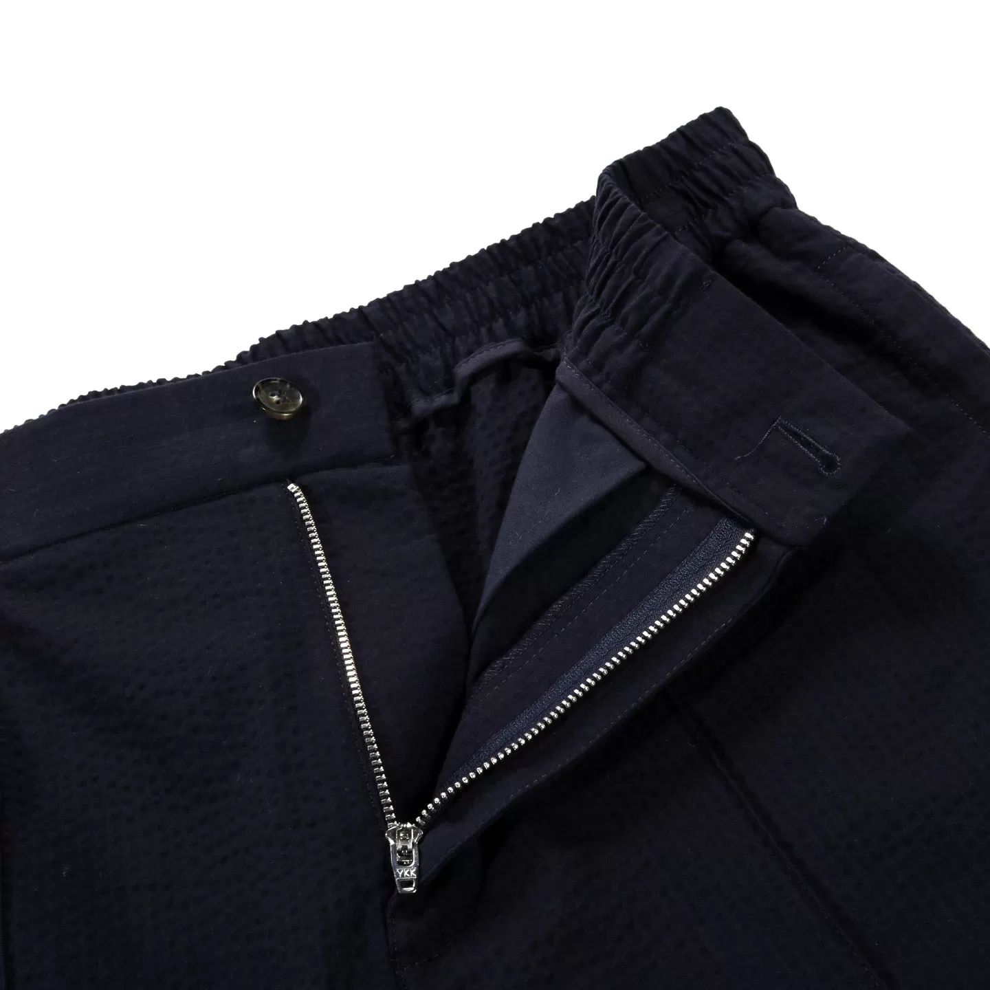 A.P.C. JOAQUIN PANT NAVY SEERSUCKER