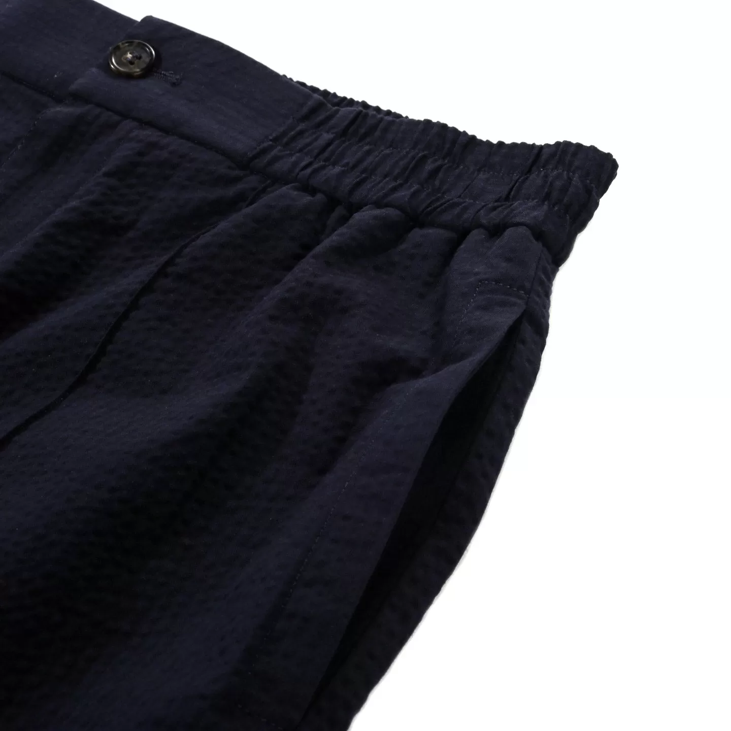 A.P.C. JOAQUIN PANT NAVY SEERSUCKER