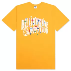 Arch Burst S/S Tee - Amber Yellow