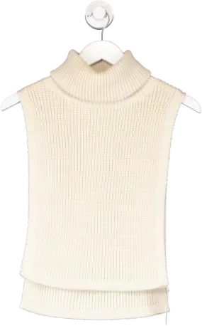 Arket Cream Alpaca Bib Neck One Size