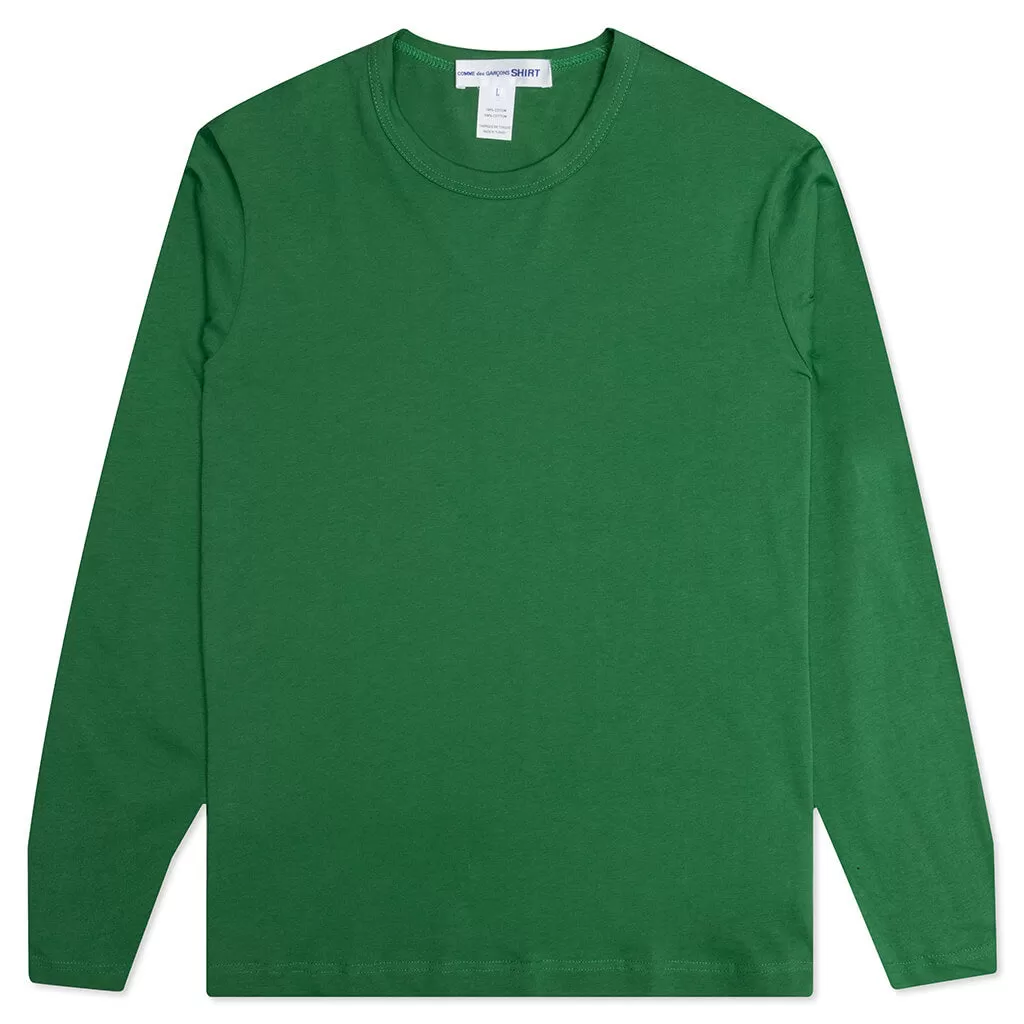 Back Logo L/S Tee - Green