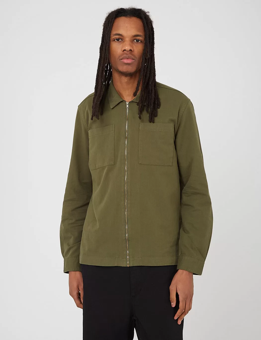 Barbour Ulverston Overshirt - Mid Olive