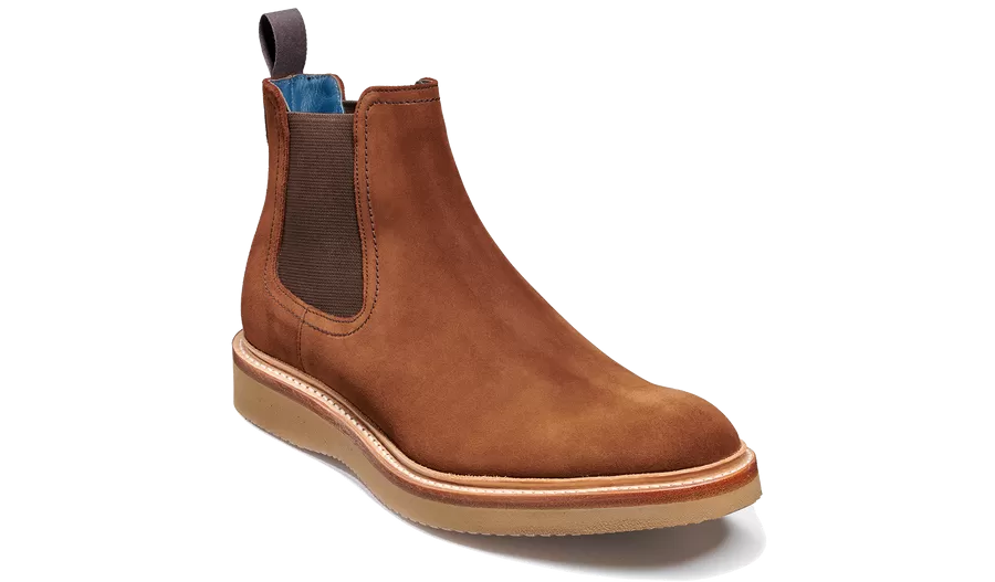 Barker Fred Chelsea Boot  - Old Snuff Suede