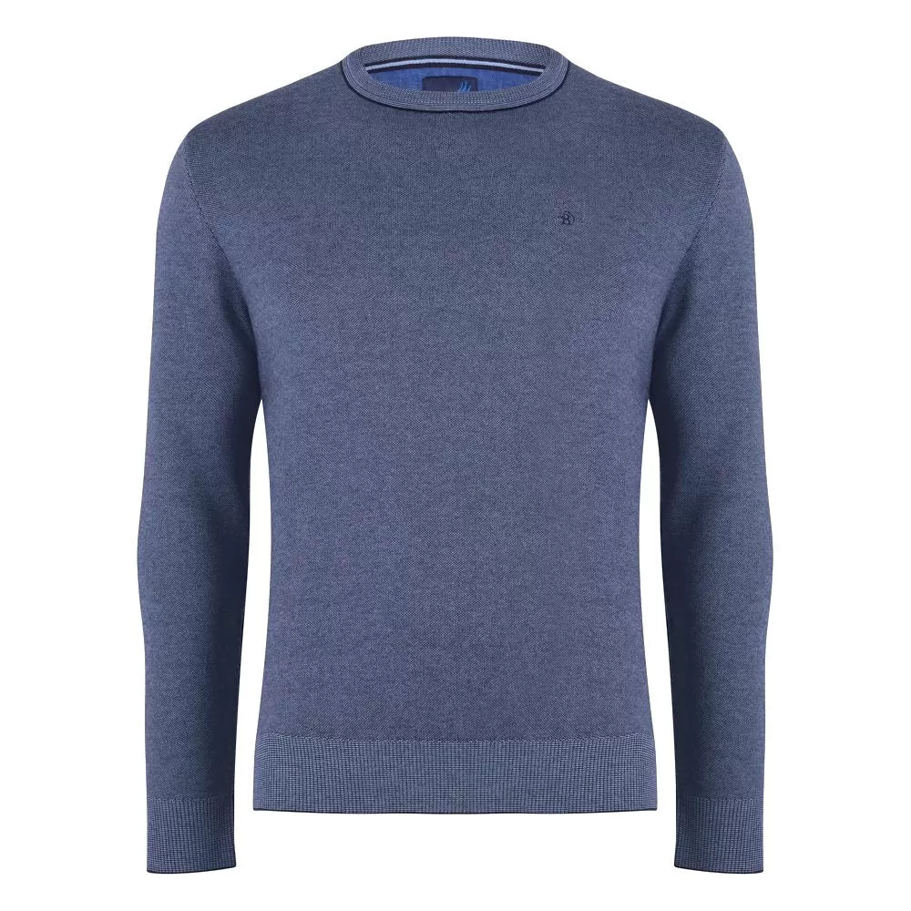 Benetti Crew Knit - Carson Smoke