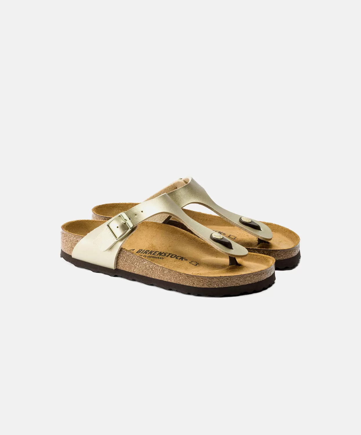 Birkenstock Gizeh Birko-Flor Gold Sandals