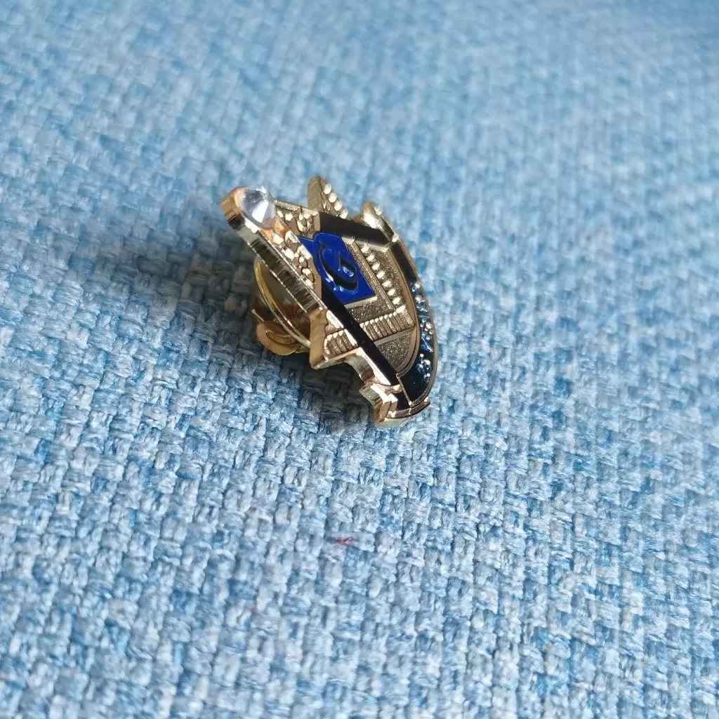 Blue Lodge 25 Years Freemason Masonic Lapel Pin