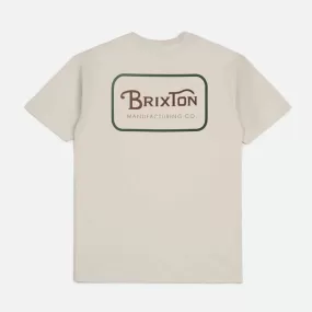 BRIXTON Grade S/S Standard Tee - Cream