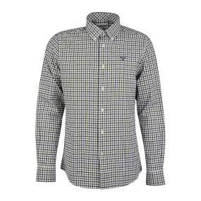 Camicia Barbour Uomo Finkle Tailored Shirt Verde Multicolor