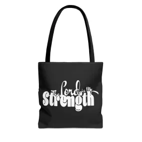 Canvas Tote Bag The Lord Is My Strength Print