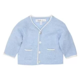 Cashmere Knit Cardigan - Dream Blue