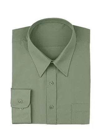 Chef Works Olive Basic Dress Shirt