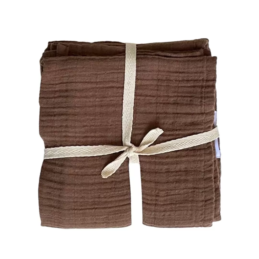 Chestnut Gauze Cotton Napkins