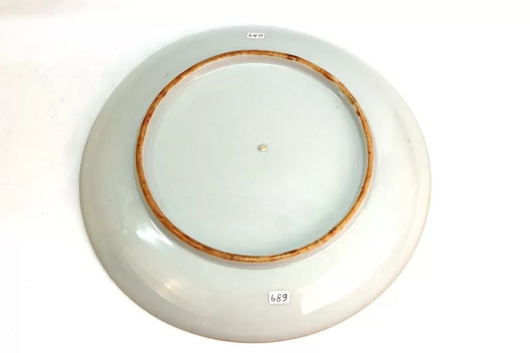 Chinese Yellow Porcelain Charger With Five-Clawed Dragon