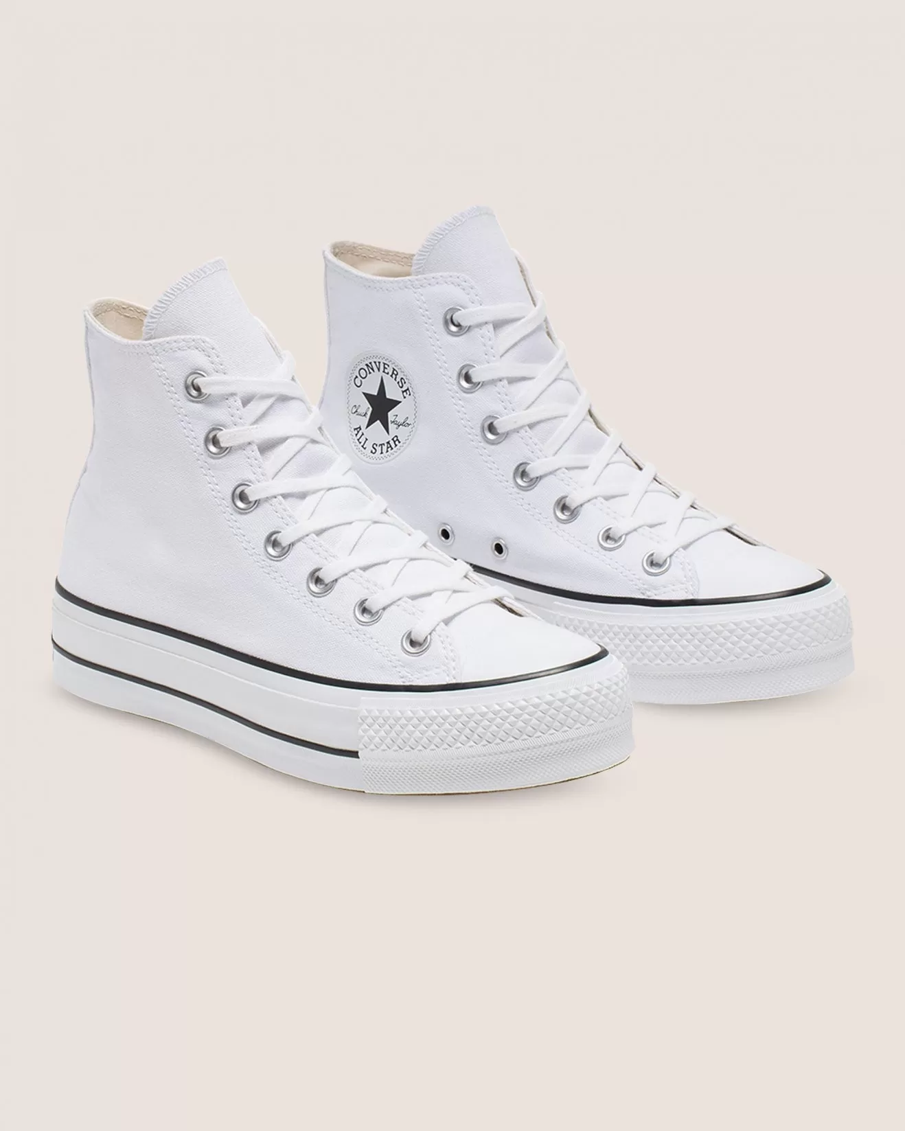 Converse Womens Chuck Taylor All Star Lift High Top White