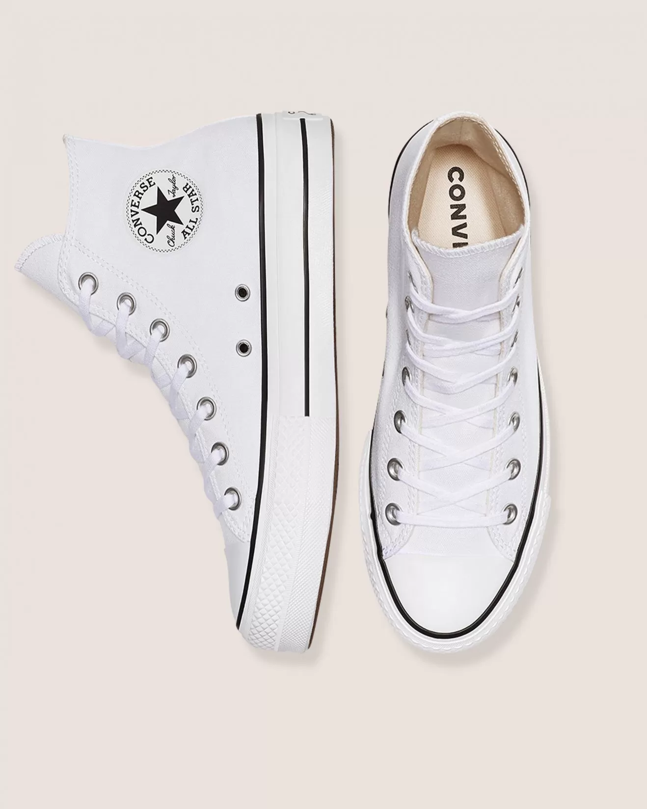 Converse Womens Chuck Taylor All Star Lift High Top White