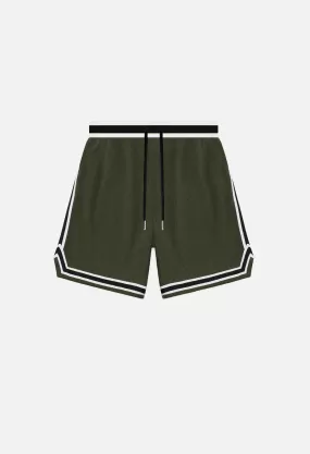 Corduroy Game Shorts / Olive