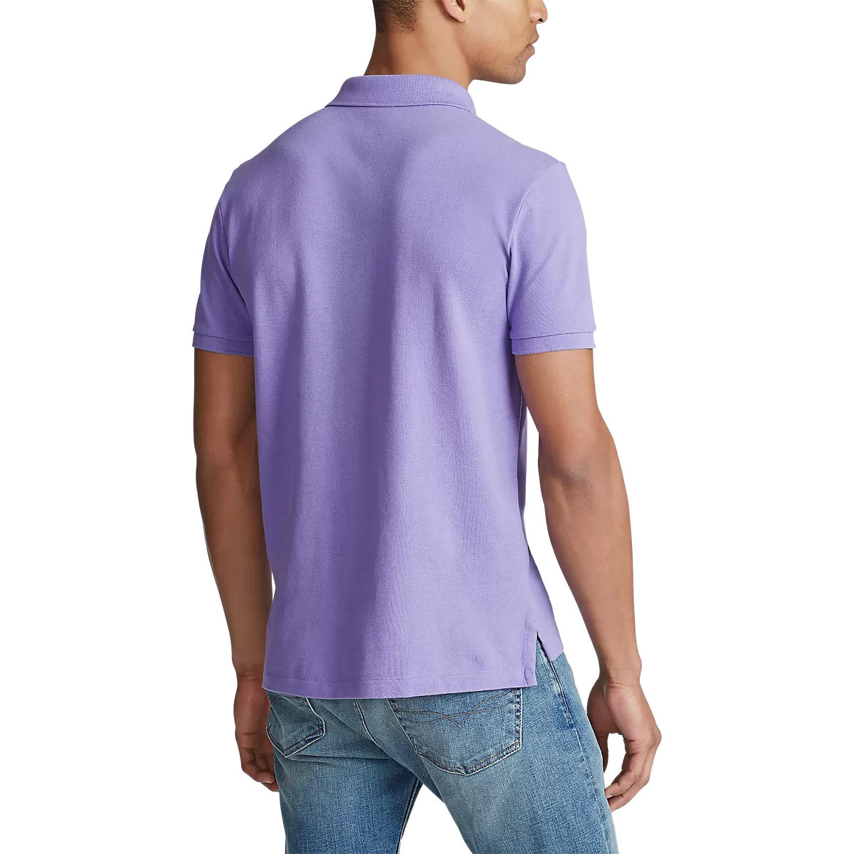 Custom Fit Mesh Polo - Purple