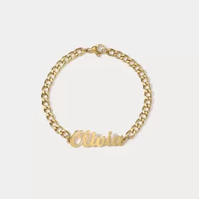 Custom Name Chain Bracelet