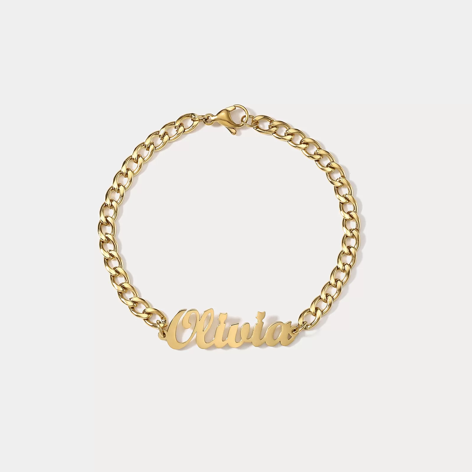 Custom Name Chain Bracelet