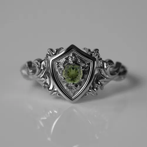 Custom Shield Ring  1452.00