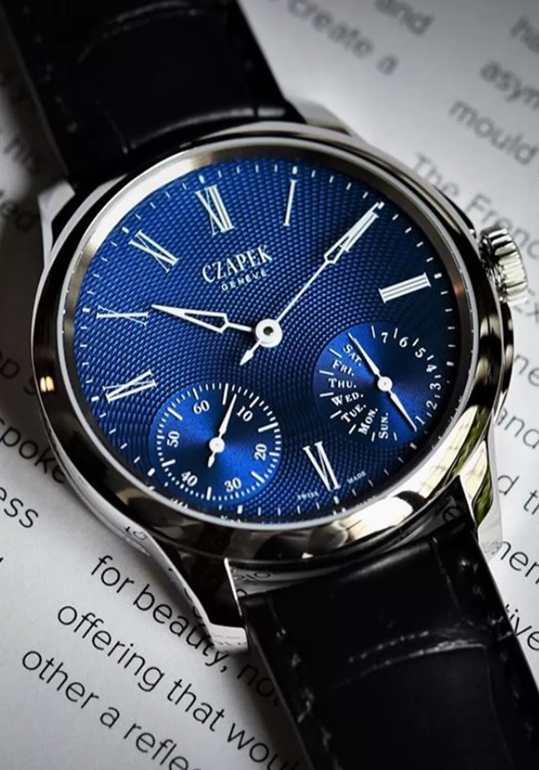 Czapek & Cie Quai des Bergues Sapphire Blue S | LE100