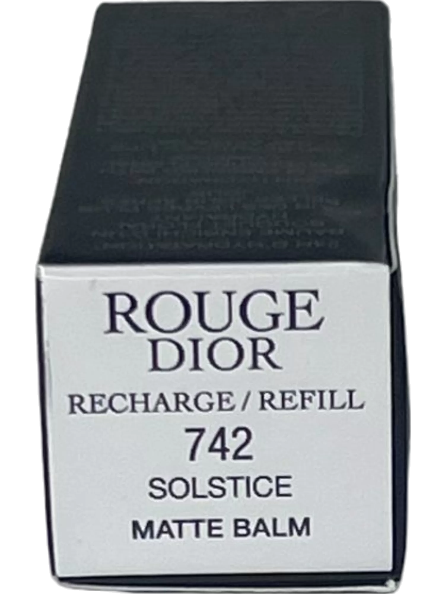 DIOR 742 Solstice Rouge Dior Matte Lip Balm Refill