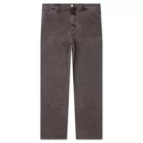 Double Knee Pant - Black Faded