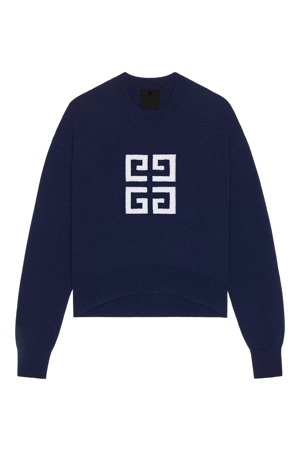 Emblem Low Shoulder Sweater