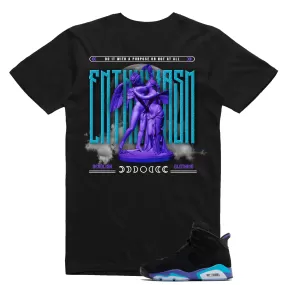 Enthusiasm Purpose Tee (Blk/Aqua/Prp)