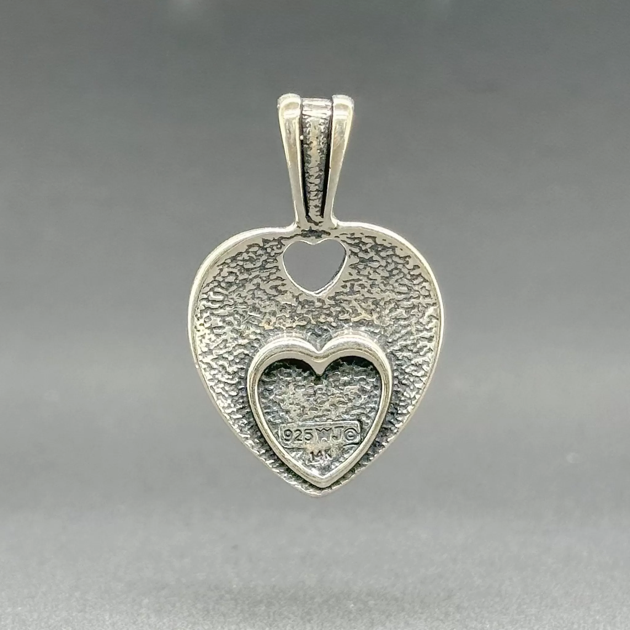 Estate SS 14 Heart Pendant