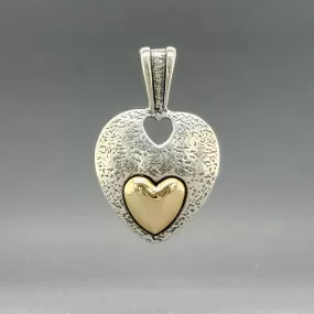 Estate SS 14 Heart Pendant