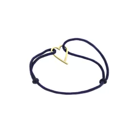 #Fightforus Macrame Bracelet (yellow gold)