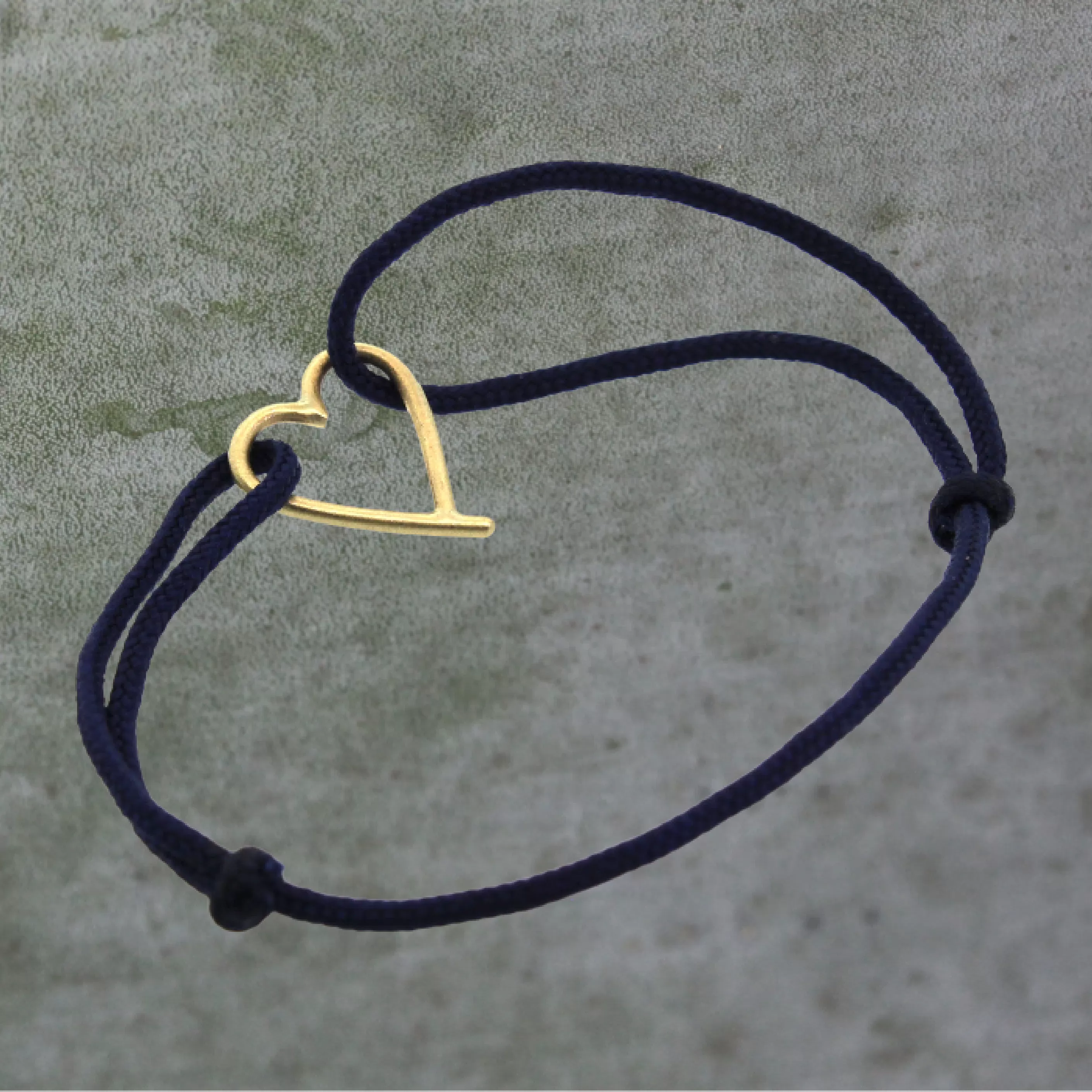 #Fightforus Macrame Bracelet (yellow gold)