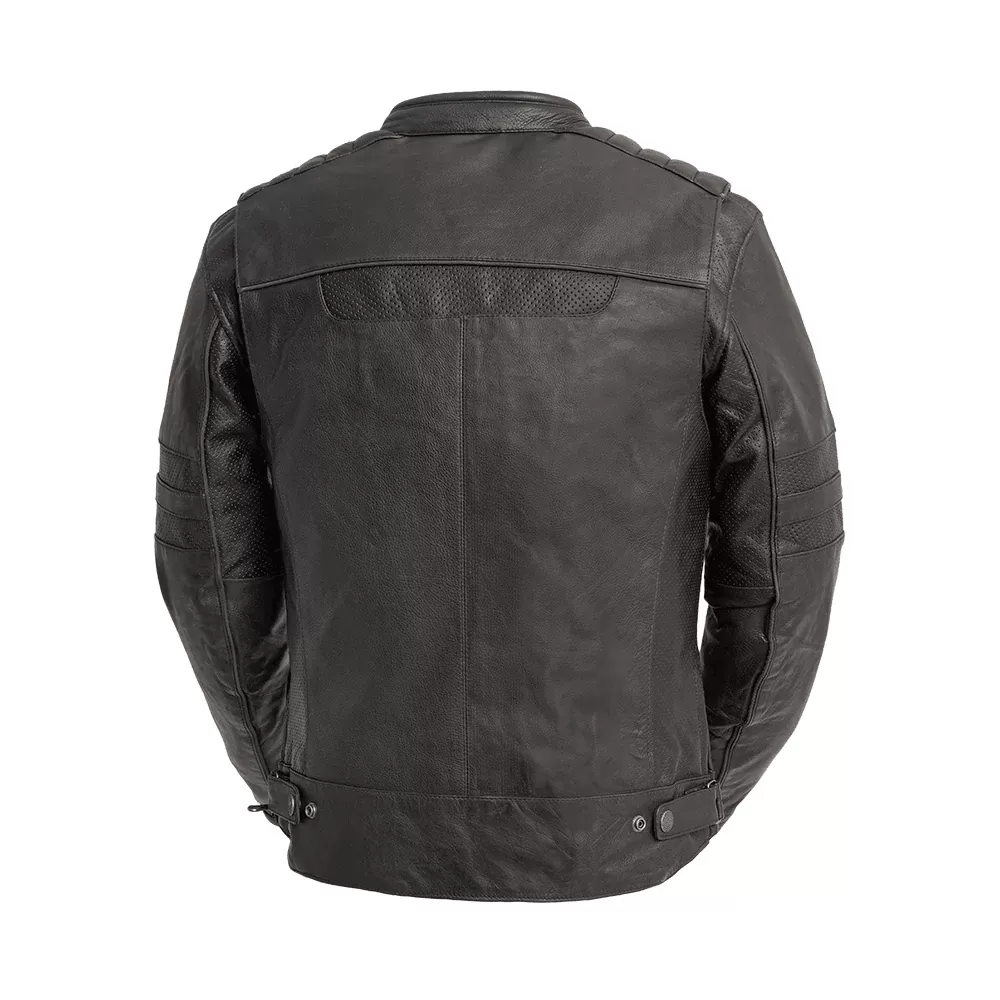 First Mfg BiTurbo - Men's Leather Motorcycle Jacket