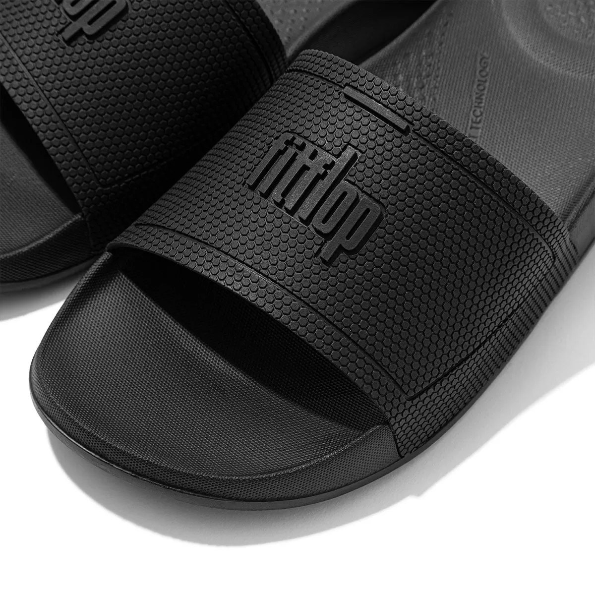 Fit-Flop Iqushion Slides Black    